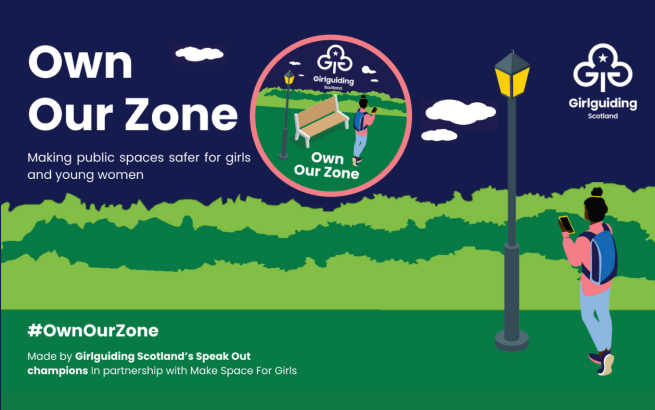 Own Our Zone - making public spaces safer for girls and young women. #OwnOurZone