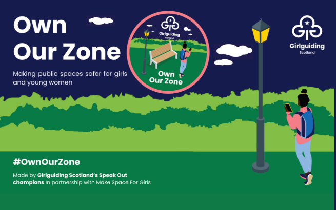 Own Our Zone - making public spaces safer for girls and young women. #OwnOurZone